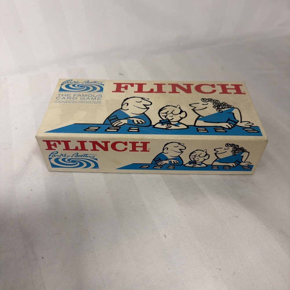 Vintage 1963 Parker Brothers FLINCH Famous Card Game Complete